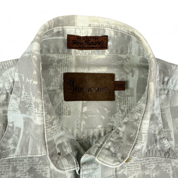 Browning Arms Shirt Adult MEDIUM Old Photographs Sportsman Fish Hunting Outdoor - Picture 4 of 6